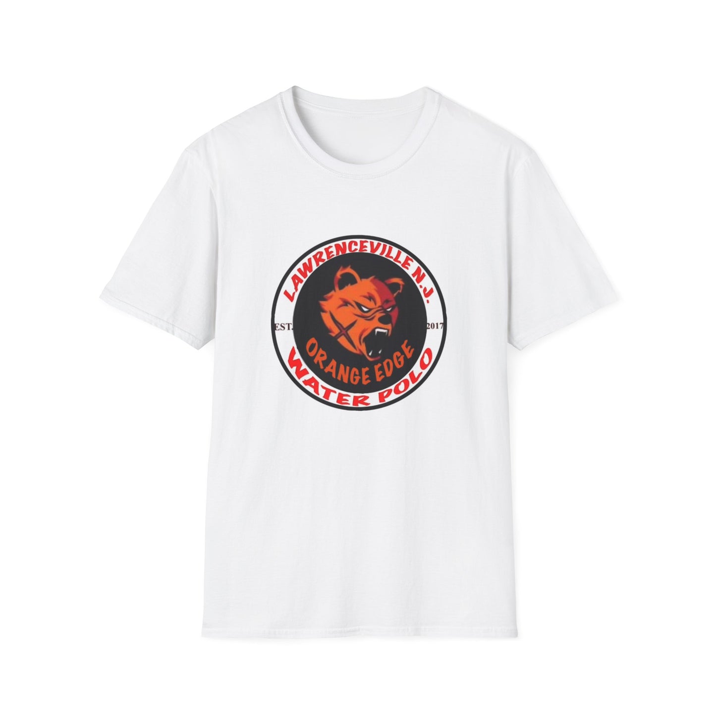 Orange Edge Water Polo T-Shirt — Vintage Logo